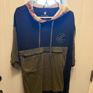 Rocawear Hooded Short Sleeve Shirt Big and Tall Size 3XB